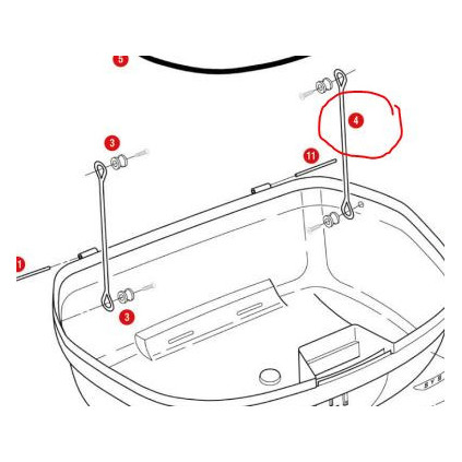 Givi Stop bag opening yarn, 2 pcs.