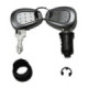 Givi Key for case lock with silver handle