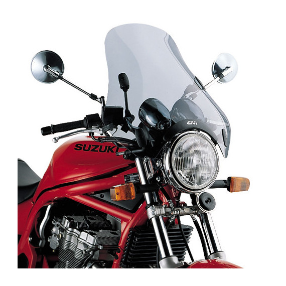 Givi Universal screen with 4 point handlebar, smoked 49 x 50 cm (HxW)