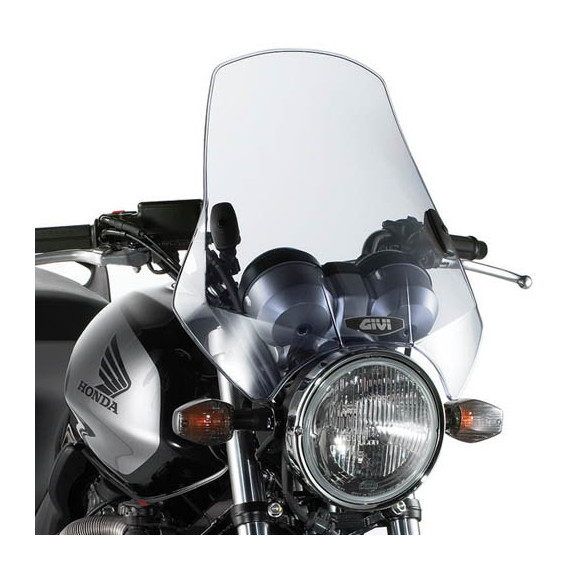 Givi Universal screen with 2 point handlebar, smoked 42,5 x 42 cm (HxW)