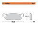 Moto-Master Brakepads RoadPRO Sinter rear