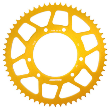 Supersprox Rear Sprocket, Gold, 60 teeth  (420), Ø105mm, Aprilia, Derbi, Drac,
