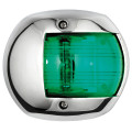 Classic 12 navigation light SS - green