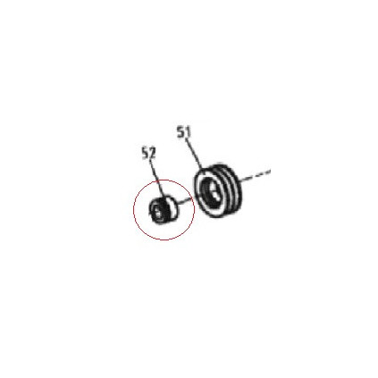 Bronco Pulley flange for flail mower 77-12490