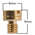 Main Jet # 115 , Round, Fits: Mikuni